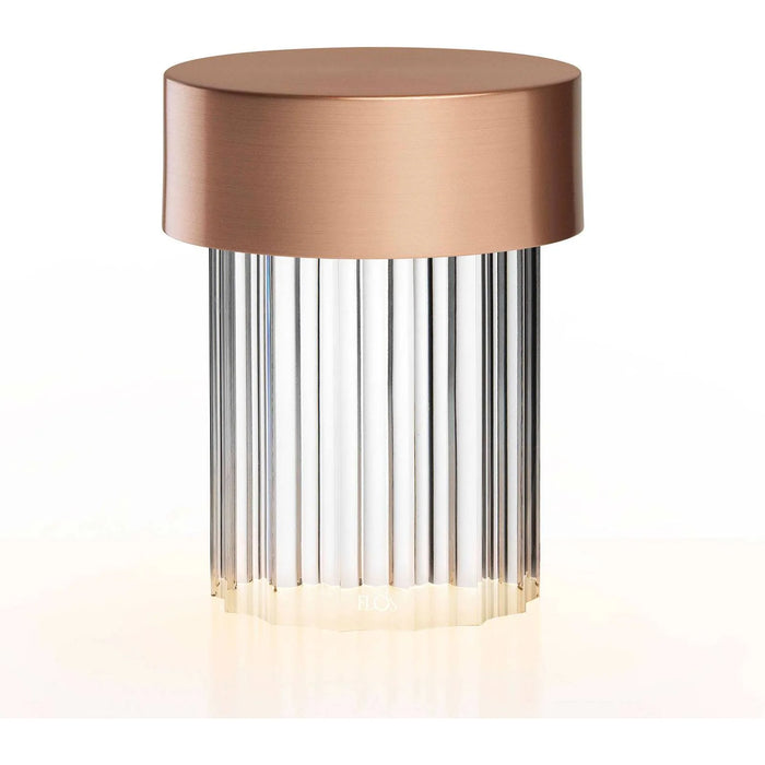 Photo of Last Order Fluted Portable Table Lamp Polished