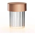 Last Order Fluted Portable Table Lamp Polished