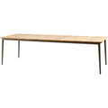 Core Dining Table, 274x90, Taupe, Table Top: Teak, Frame: Aluminium - Outdoor Dining Table - Foersom & Hiort-lorenzen Mdd - Beige - Metal/Wood