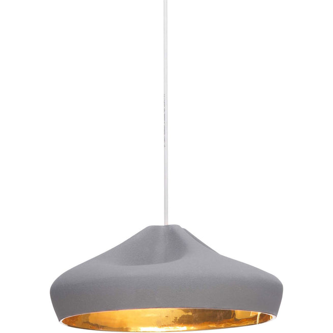 Photo of Pleat Box 36 Led - Grey, Gold - Pendellampor - Mashallah,xavier Mañosa - Grå