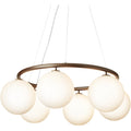Thumbnail photo of Miira 6 Circular Chandelier Dark