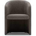 Thumbnail photo of Covent Club Chair - Loungestol - Nevotex Barnum Dark Taupe 10 - H80 X W60 X D54,5 X Sh46 Cm