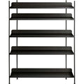 Thumbnail photo of Compile Shelving System/configuration 3, Black - Shelving System - Cecilie Manz - Black - Metal