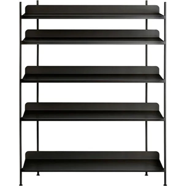 Photo of Compile Shelving System/configuration 3, Black - Shelving System - Cecilie Manz - Black - Metal