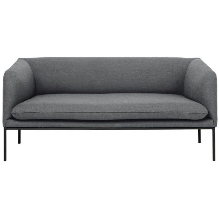 Photo of Turn Sofa 2 Pers Fiord L: 160cm - Solid Light Grey