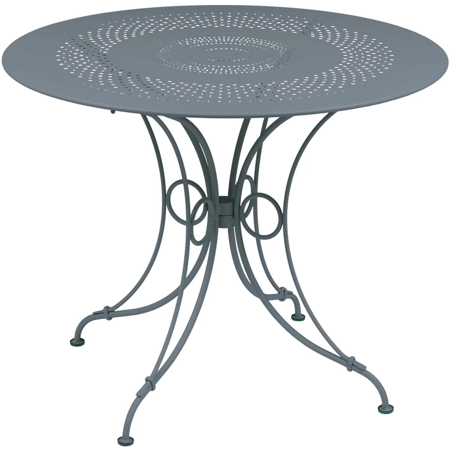 1900 Table Ø 96 cm, Storm Grey - Outdoor dining table - Grey - Metal