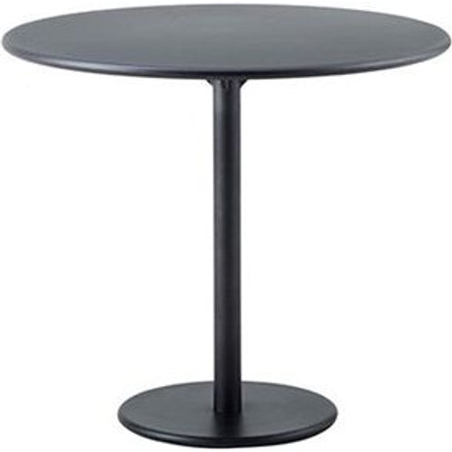 Photo of Go Coffee Table 5044, Lava Grey, Table Top: 75x75, Lava Grey, Aluminium - Coffee Table Outdoor - Cane-line Design Team - Grey - Metal