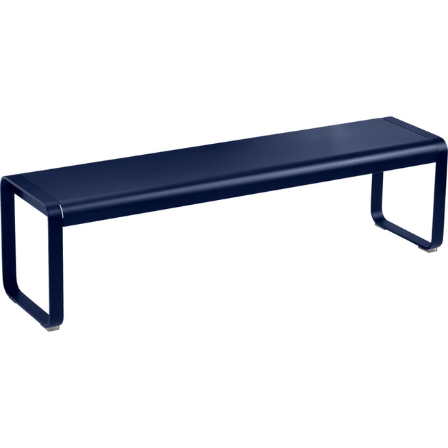 Photo of Bellevie Bench Deep Blue - Garden Benches - Pagnon & Pelhaître - Blue - Metal