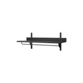 Thumbnail photo of Sector Rack Shelf - Knager - Black Ash/black Brass - W: 87 X H: 34 X D: 37 Cm