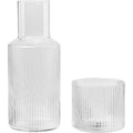 Thumbnail photo of Ripple Carafe Set - H18 X Ø7,5 Cm