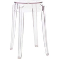 Thumbnail photo of Charles Ghost Stool 4897 - Crystal - Sittpallar - Philippe Starck - Transparent - Plast