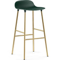 Form Bar Stool 75 Cm Brass
