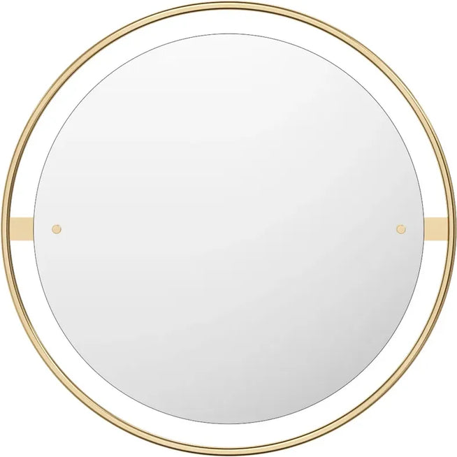 Photo of Nimbus Mirror - Polished Brass - Ø60 cm - Full Body Mirrors - Krøyer-setter-lassen - Gold