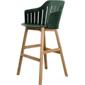 Thumbnail photo of Choice Barstol - Indendørs - Barstol - Frame: Teak / Seat: Black - W59 X D53 X H42 Cm