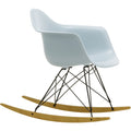 Eames Plastic Armchair Rar - 23 Ice Grey - Basic Dark Base - Golden Maple - Matstolar - Charles & Ray Eames - Grå - Metall/trä/plast