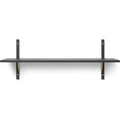 Thumbnail photo of Sector Shelf - Hylde - Sort Ask/messing - S/w - W: 87 X D: 26,1 X H: 34 Cm