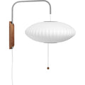 Thumbnail photo of Nelson Saucer Bubble Wall Lamp