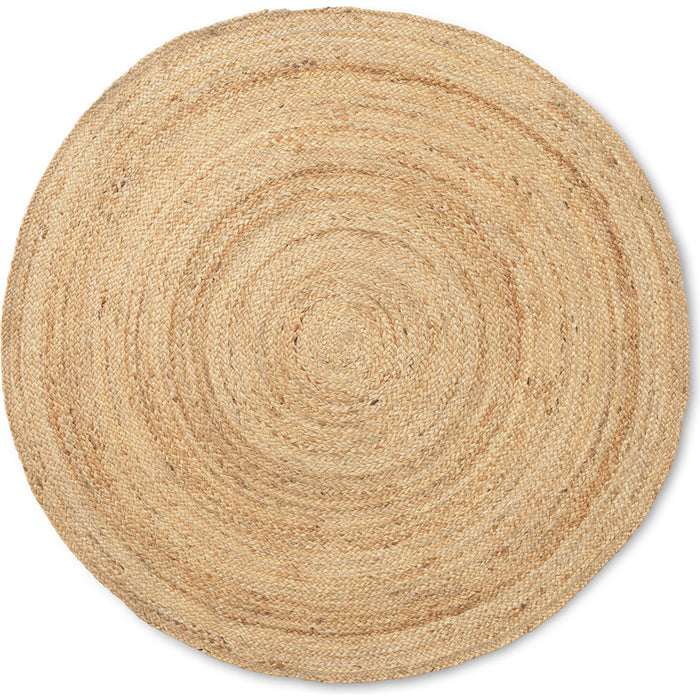 Photo of Eternal Round Jute Rug - Natural Fra Ferm Living