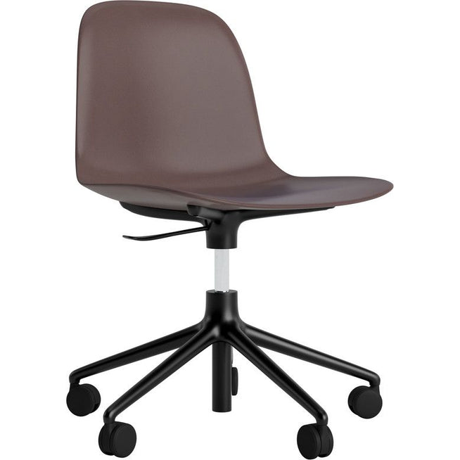 Photo of Form Chair Swivel 5W Gas lift - Black Aluminum