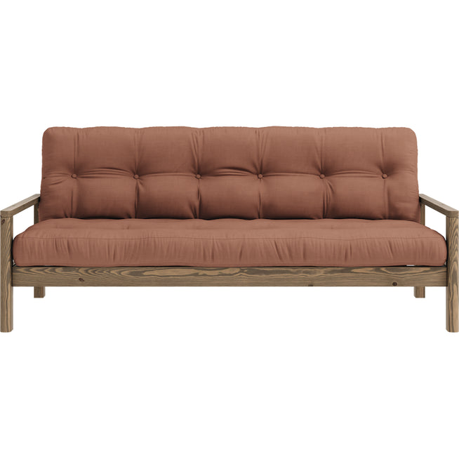 Photo of Knop (saved) Sofa Brun/lerbrun