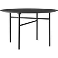 Thumbnail photo of Snaregade Dining Table Ø120, Oak Table Top Black/black - Matbord - Norm Architects