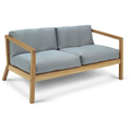 Thumbnail photo of Virkelyst Sofa, Teak, Fossflakes Padding, Outdoor Textile /