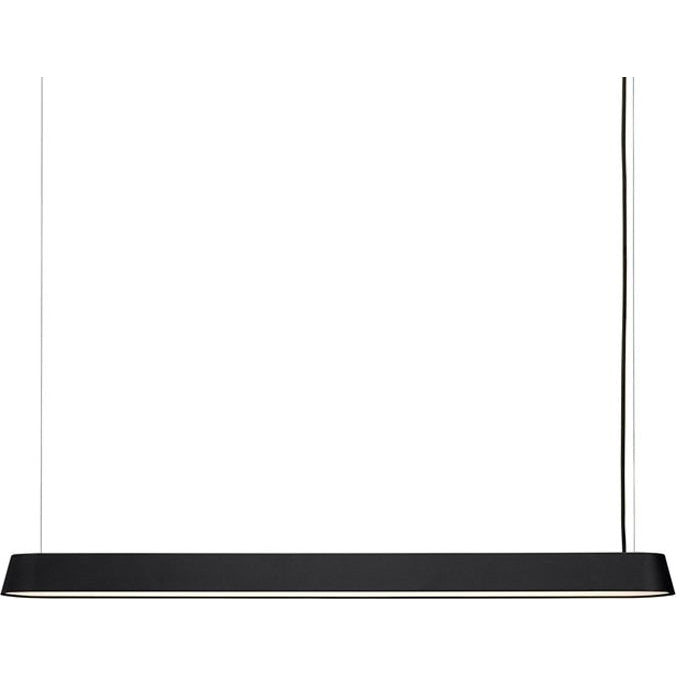 Photo of Linear Pendant Lamp / 87,2 cm Black - Pendant Lamps - Thomas Bentzen - Black