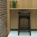 Thumbnail photo of Pind Barstool 65 Cm - Barstol - Black Stained Ash - W44.5 X D45 X H81.5 Cm