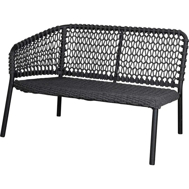 Photo of Ocean Module Sofa Without Cushions - Garden Sofa - 2-seater Sofa/Right Module - Soft Rope - W113 x D85 x H73 cm