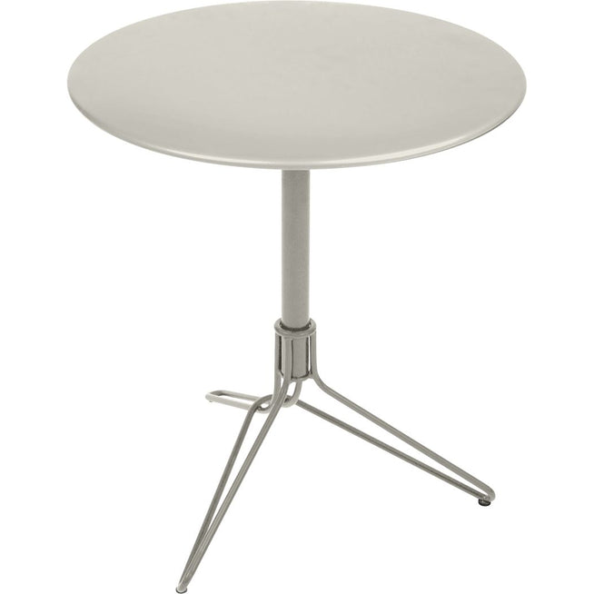 Photo of Flower Pedestal Table Clay Grey A5 - Matbord Utomahas - Harald Guggenbichler - Gren, GRS - Metal