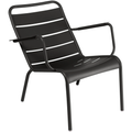 Thumbnail photo of Luxembourg Low Armchair Liquorice 42 - Matstolar Utomhus - Frédéric Sofia - Svart - Metall