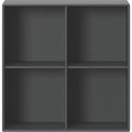 Thumbnail photo of Show Bookcase, Suspension Rail - Anthracite - Hyllsystem - Peter J. Lassen - Svart - Mdf