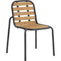 Thumbnail photo of Vig Chair Robinia - Garden Chair - Black - W57 X D55 X H83 X Sh46 Cm