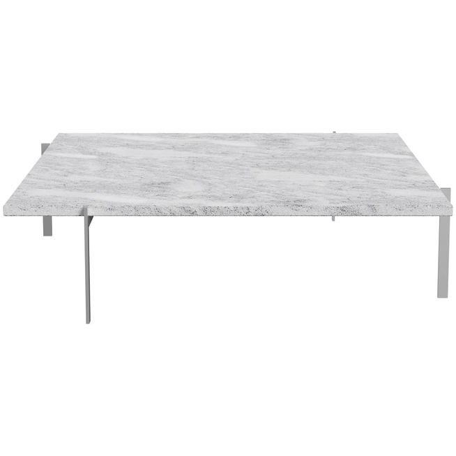 Photo of Pk61a Soffbord Marmor 120x120 Cm Fauske Marble Grey-white