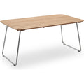 Thumbnail photo of Lilium Table 160 - Outdoor dining table - Wood coloured - Metal/wood