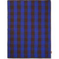 Thumbnail photo of Grand Quilted Blanket - Tæppe - Choco/bright Blue - W120 X H170 X D2 Cm