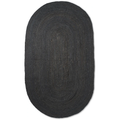 Thumbnail photo of Eternal Oval Jute Rug - Black Fra Ferm Living