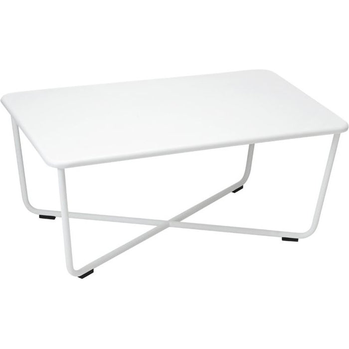 Croisette Low Table 97 X 57 Cm, Cotton White - Småbord & Sidobord Utomhus - Pascal Mourgue - Vit - Metall