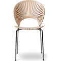 Thumbnail photo of Trinidad 3398 Chair Beech Clear Lacquer, Chrome Legs