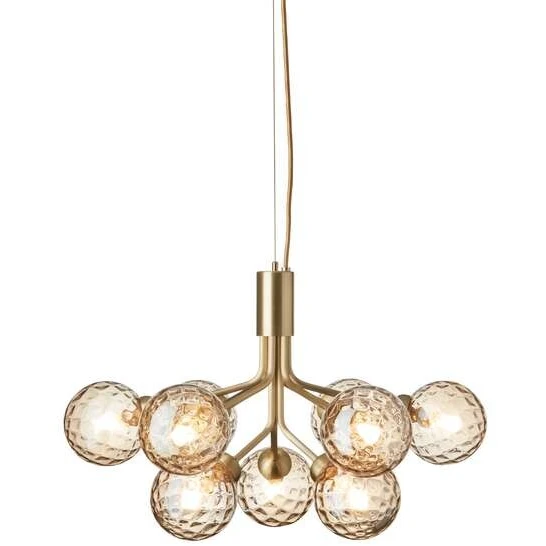 Apiales 9 Chandelier Brushed