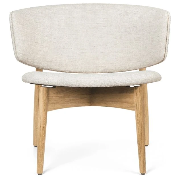 Photo of Herman Lounge - Loungestol - Oak/off-white - W: 72.5 X H: 71 X D: 64.5 Cm