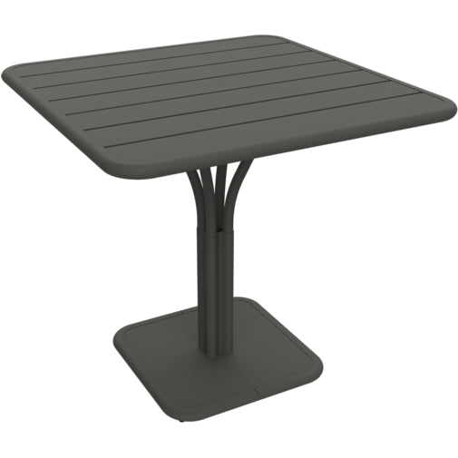Photo of Luxembourg Pedestal Table 80x80 Cm Rosemary 48 - Matbord Utomhus - Frédéric Sofia - Grön - Metall