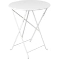 Bistro Table Ø 60 Cm - Cotton White - Småbord & Sidobord Utomhus - Vit - Metall
