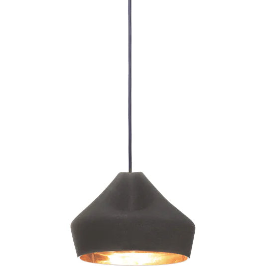 Photo of Pleat Box 24 E14 - Black - Gold - Pendant Lamps