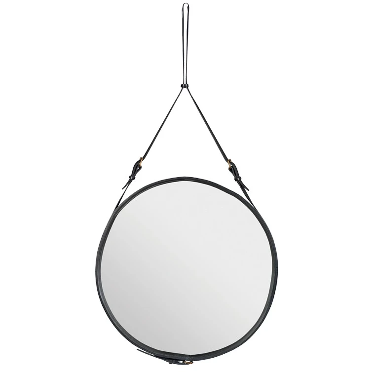 Adnet Wall Mirror, Circular Large