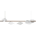 Thumbnail photo of Florii 5 Linear Pendant Light Dark Bronze/white