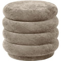 Thumbnail photo of Pouf Round - Puf - Beige - Ø: 47.5 X H: 45 Cm