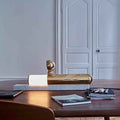 Thumbnail photo of Isp Table Lamp Polished Brass/White Marble - Dcw Editions