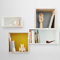 Thumbnail photo of Mini Stacked Storage 2.0, Medium, White - Hyllsystem - Julien De Smedt - Vit - Mdf