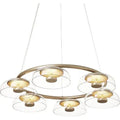 Thumbnail photo of Blossi 6 Chandelier Nordic Gold/Clear